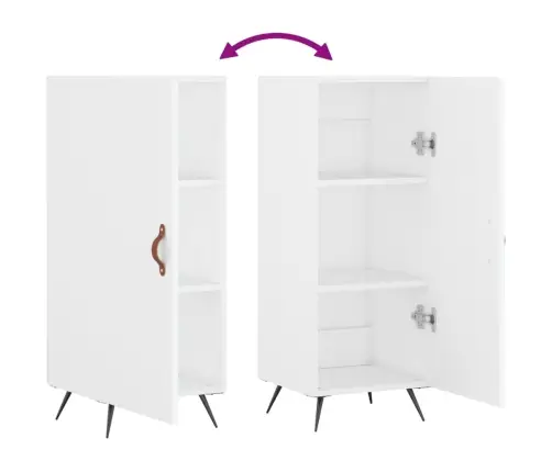 Puhvetkapp, Valge, 34,5 X 34 X 90 cm Tehispuit Puhvetkapp, Valge, 34,5 X 34 X 90 cm Tehispuit