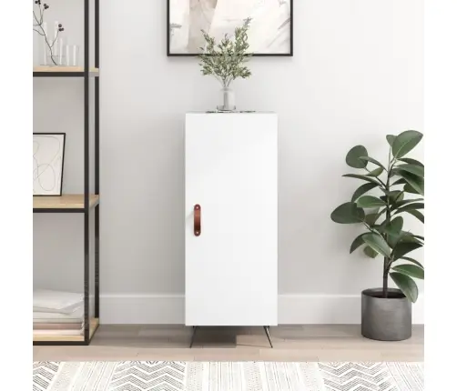 Puhvetkapp, Valge, 34,5 X 34 X 90 cm Tehispuit Puhvetkapp, Valge, 34,5 X 34 X 90 cm Tehispuit