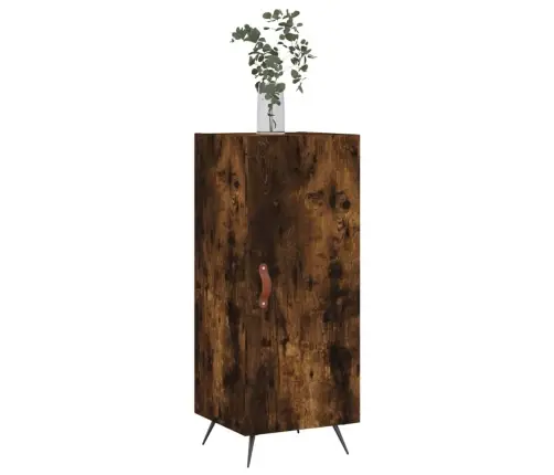 Šoninė Spintelė, Dūminio Ąžuolo, 34,5X34X90cm Apdirbta Mediena