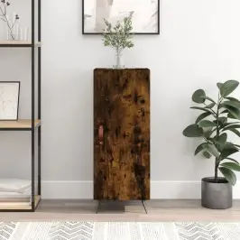 Kumode, Ozolkoka Krāsa, 34,5X34X90 Cm, Inženierijas Koks Vidaxl