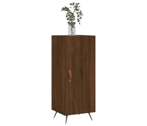 Kumode, Ozolkoka Krāsa, 34,5X34X90 Cm, Inženierijas Koks Vidaxl