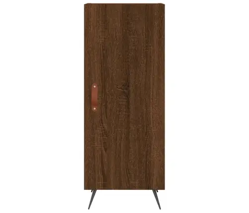 Kumode, Ozolkoka Krāsa, 34,5X34X90 Cm, Inženierijas Koks Vidaxl