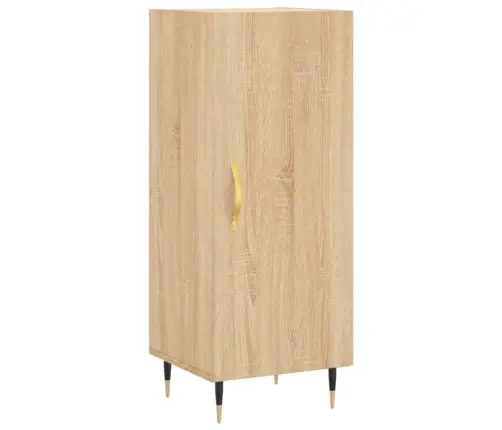 Šoninė Spintelė, Ąžuolo Spalvos, 34,5X34X90cm Apdirbta Mediena