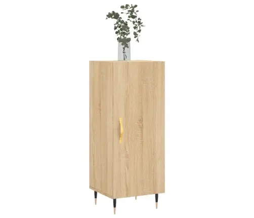 Šoninė Spintelė, Ąžuolo Spalvos, 34,5X34X90cm Apdirbta Mediena