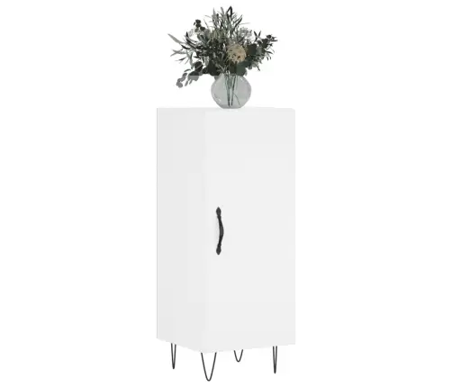 Puhvetkapp, Valge, 34,5 X 34 X 90 cm Tehispuit