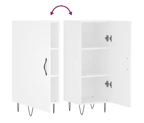 Puhvetkapp, Valge, 34,5 X 34 X 90 cm Tehispuit