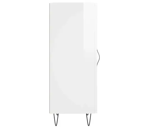 Šoninė Spintelė, Balta, 34,5X34X90cm Apdirbta Mediena, Blizgi