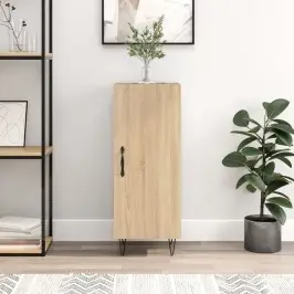 Kumode, Ozolkoka Krāsa, 34,5X34X90 Cm, Inženierijas Koks Vidaxl