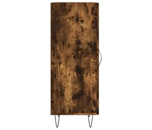 Šoninė Spintelė, Dūminio Ąžuolo, 34,5X34X90cm Apdirbta Mediena