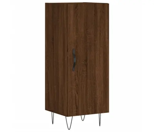 Kumode, Ozolkoka Krāsa, 34,5X34X90 Cm, Inženierijas Koks Vidaxl