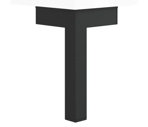 Kumode, Spīdīgi Balta, 34,5X34X90 Cm, Inženierijas Koks Vidaxl