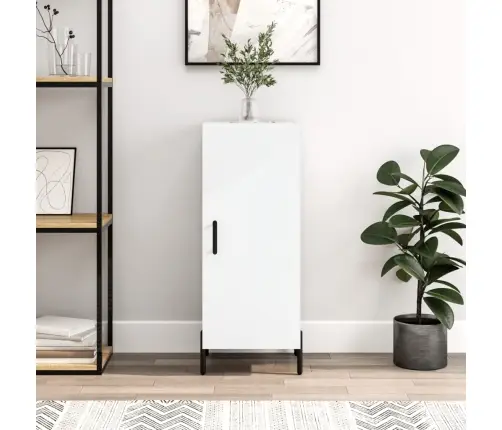 Puhvetkapp, Valge, 34,5 X 34 X 90 cm Tehispuit