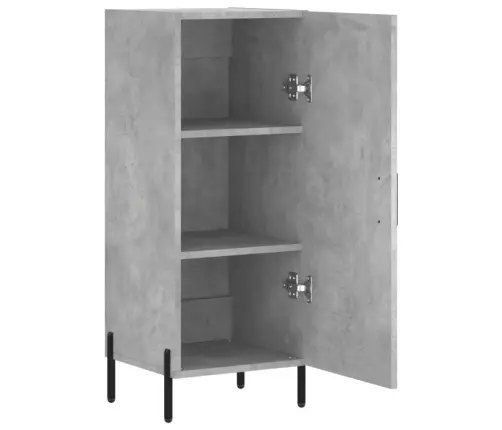 Šoninė Spintelė, Betono Pilka, 34,5X34X90cm Apdirbta Mediena