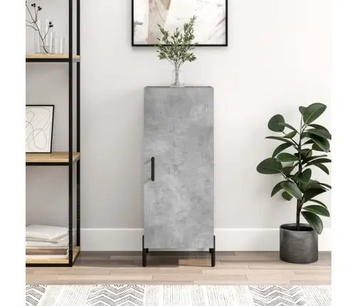 Šoninė Spintelė, Betono Pilka, 34,5X34X90cm Apdirbta Mediena