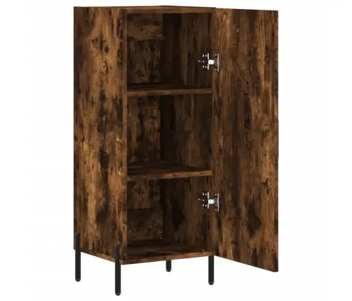 Kumode, Ozolkoka Krāsa, 34,5X34X90 Cm, Inženierijas Koks Vidaxl