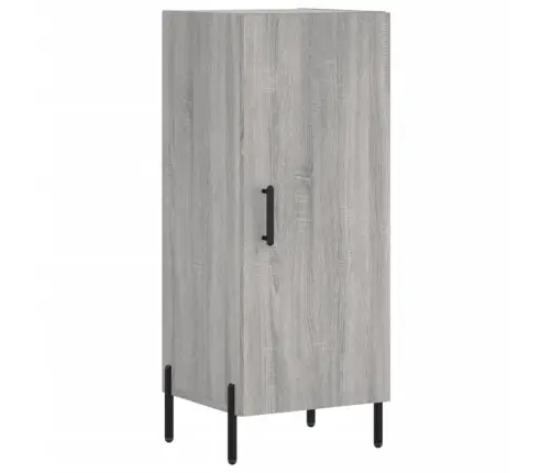 Kumode, Pelēka Ozolkoka, 34,5X34X90 Cm, Inženierijas Koks Vidaxl Kumode, Pelēka Ozolkoka, 34,5X34X90 Cm, Inženierijas Koks Vidaxl