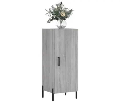 Kumode, Pelēka Ozolkoka, 34,5X34X90 Cm, Inženierijas Koks Vidaxl Kumode, Pelēka Ozolkoka, 34,5X34X90 Cm, Inženierijas Koks Vidaxl