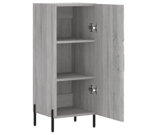Kumode, Pelēka Ozolkoka, 34,5X34X90 Cm, Inženierijas Koks Vidaxl Kumode, Pelēka Ozolkoka, 34,5X34X90 Cm, Inženierijas Koks Vidaxl