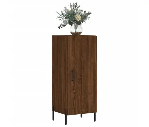Šoninė Spintelė, Ruda Ąžuolo, 34,5X34X90cm Apdirbta Mediena