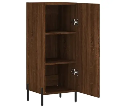 Šoninė Spintelė, Ruda Ąžuolo, 34,5X34X90cm Apdirbta Mediena