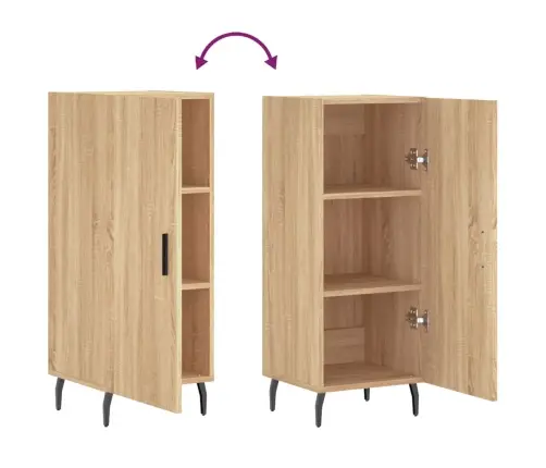 Puhvetkapp, Sonoma Tamm, 34,5 X 34 X 90 Cm Tehispuit