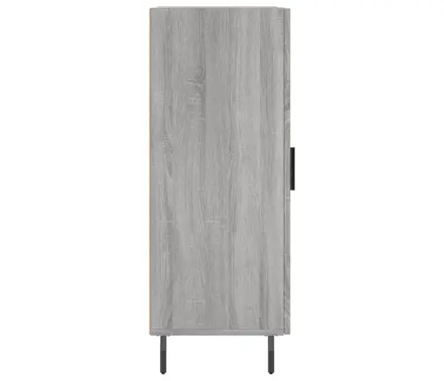 Kumode, Pelēka Ozolkoka, 34,5X34X90 Cm, Inženierijas Koks Vidaxl