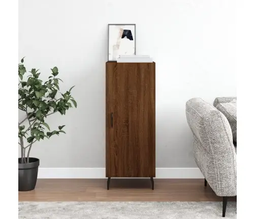 Kumode, Ozolkoka Krāsa, 34,5X34X90 Cm, Inženierijas Koks Vidaxl Kumode, Ozolkoka Krāsa, 34,5X34X90 Cm, Inženierijas Koks Vidaxl