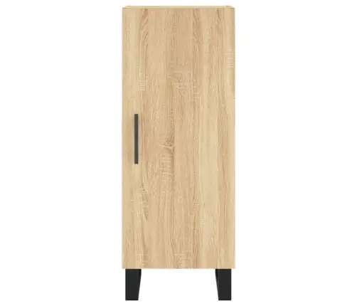 Kumode, Ozolkoka Krāsa, 34,5X34X90 Cm, Inženierijas Koks Vidaxl