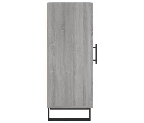 Kumode, Pelēka Ozolkoka, 34,5X34X90 Cm, Inženierijas Koks Vidaxl