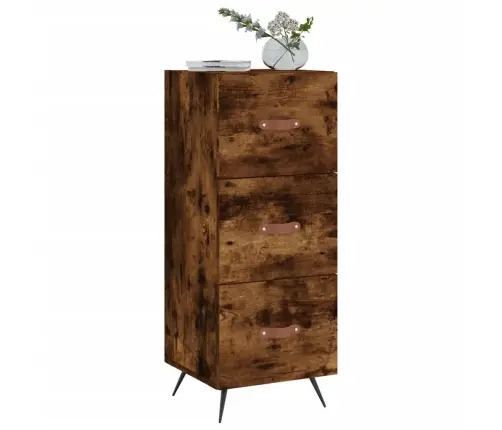 Kumode, Ozolkoka Krāsa, 34,5X34X90 Cm, Inženierijas Koks Vidaxl