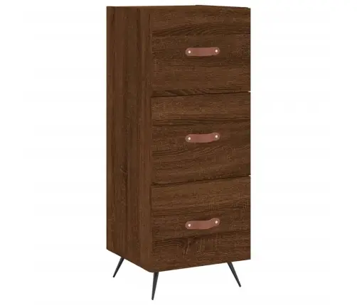 Šoninė Spintelė, Ruda Ąžuolo, 34,5X34X90cm Apdirbta Mediena Šoninė Spintelė, Ruda Ąžuolo, 34,5X34X90cm Apdirbta Mediena