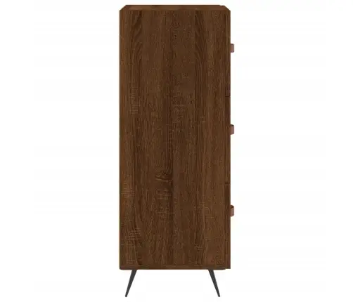 Šoninė Spintelė, Ruda Ąžuolo, 34,5X34X90cm Apdirbta Mediena Šoninė Spintelė, Ruda Ąžuolo, 34,5X34X90cm Apdirbta Mediena