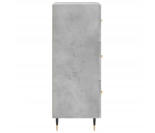 Šoninė Spintelė, Betono Pilka, 34,5X34X90cm Apdirbta Mediena