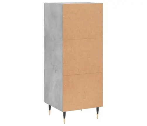 Šoninė Spintelė, Betono Pilka, 34,5X34X90cm Apdirbta Mediena