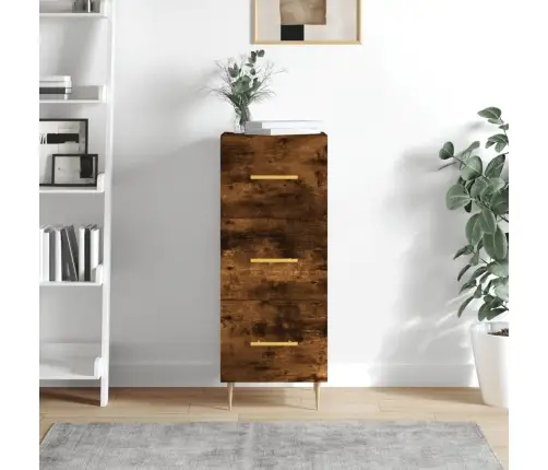 Puhvetkapp, Suitsutatud Tamm, 34,5 X 34 X 90 cm Tehispuit Puhvetkapp, Suitsutatud Tamm, 34,5 X 34 X 90 cm Tehispuit