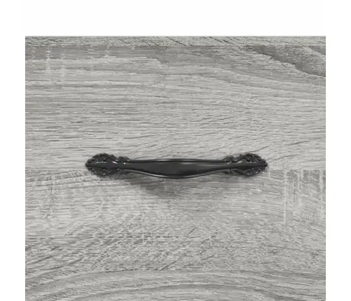 Kumode, Pelēka Ozolkoka, 34,5X34X90 Cm, Inženierijas Koks Vidaxl