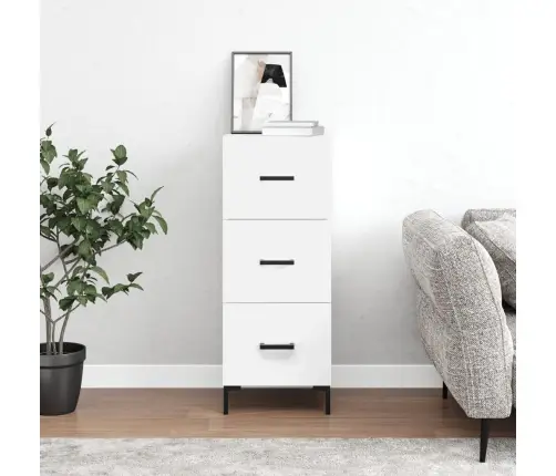 Puhvetkapp, Valge, 34,5 X 34 X 90 cm Tehispuit