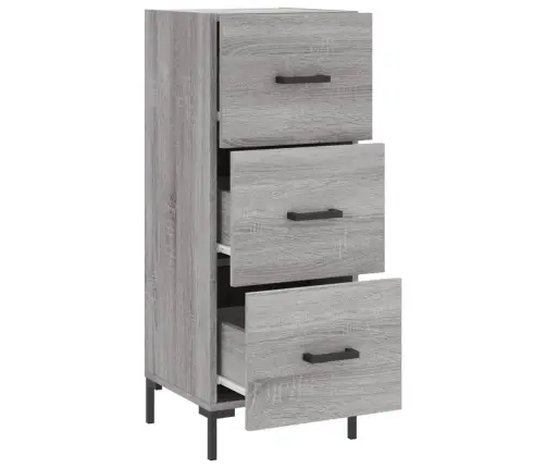 Kumode, Pelēka Ozolkoka, 34,5X34X90 Cm, Inženierijas Koks Vidaxl Kumode, Pelēka Ozolkoka, 34,5X34X90 Cm, Inženierijas Koks Vidaxl
