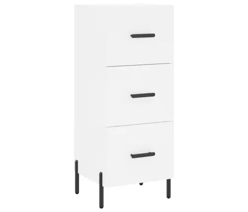 Šoninė Spintelė, Baltos Spalvos, 34,5X34X90cm Apdirbta Mediena