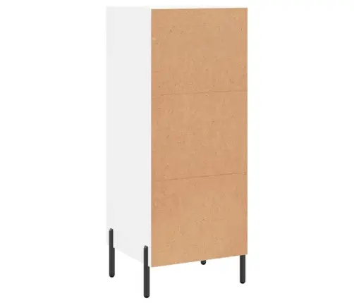 Šoninė Spintelė, Baltos Spalvos, 34,5X34X90cm Apdirbta Mediena