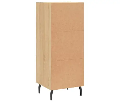 Kumode, Ozolkoka Krāsa, 34,5X34X90 Cm, Inženierijas Koks Vidaxl