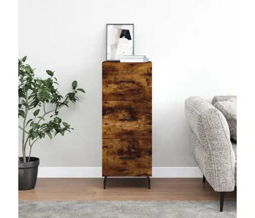 Puhvetkapp, Suitsutatud Tamm, 34,5 X 34 X 90 cm Tehispuit