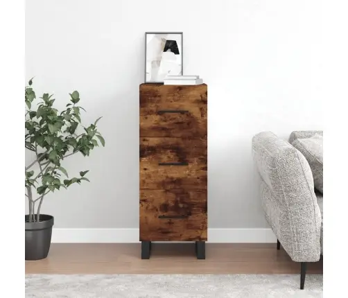 Puhvetkapp, Suitsutatud Tamm, 34,5 X 34 X 90 cm Tehispuit