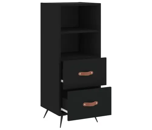 Puhvetkapp, Must, 34,5 X 34 X 90 cm Tehispuit