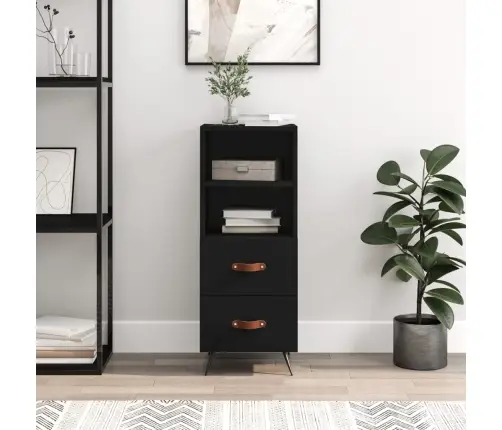 Puhvetkapp, Must, 34,5 X 34 X 90 cm Tehispuit