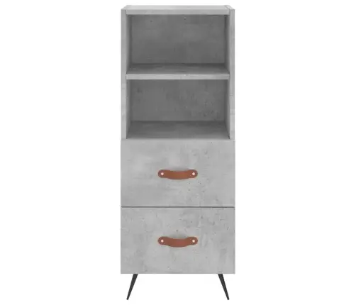 Šoninė Spintelė, Betono Pilka, 34,5X34X90cm Apdirbta Mediena