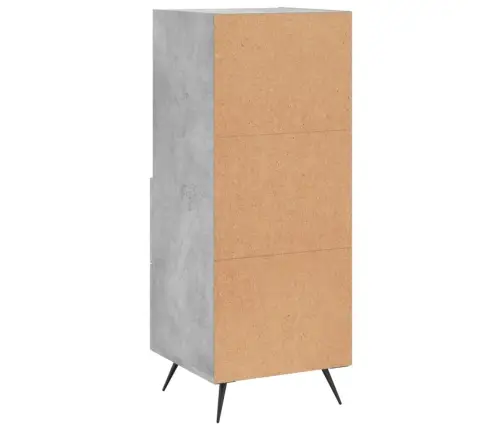 Šoninė Spintelė, Betono Pilka, 34,5X34X90cm Apdirbta Mediena