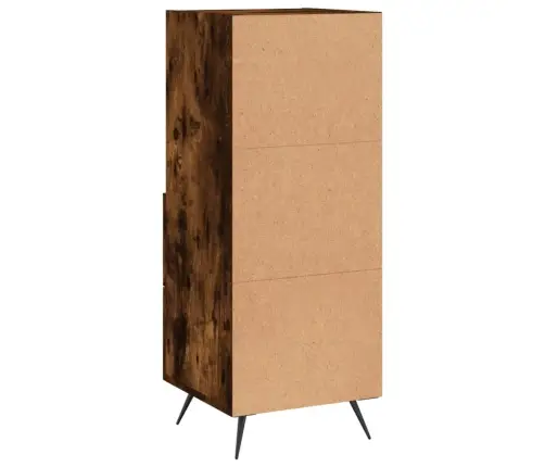 Kumode, Ozolkoka Krāsa, 34,5X34X90 Cm, Inženierijas Koks Vidaxl