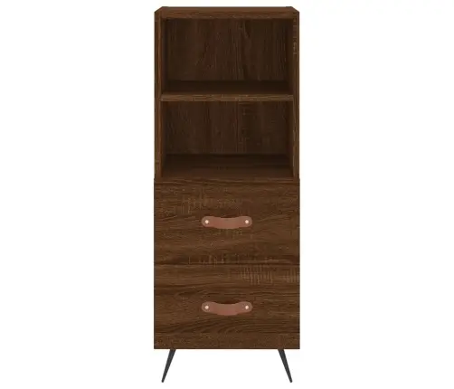 Šoninė Spintelė, Ruda Ąžuolo, 34,5X34X90cm Apdirbta Mediena