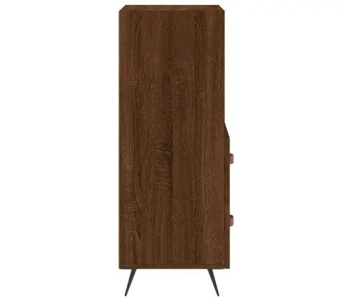 Šoninė Spintelė, Ruda Ąžuolo, 34,5X34X90cm Apdirbta Mediena
